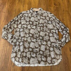 Tommy Hilfiger paisley print button up